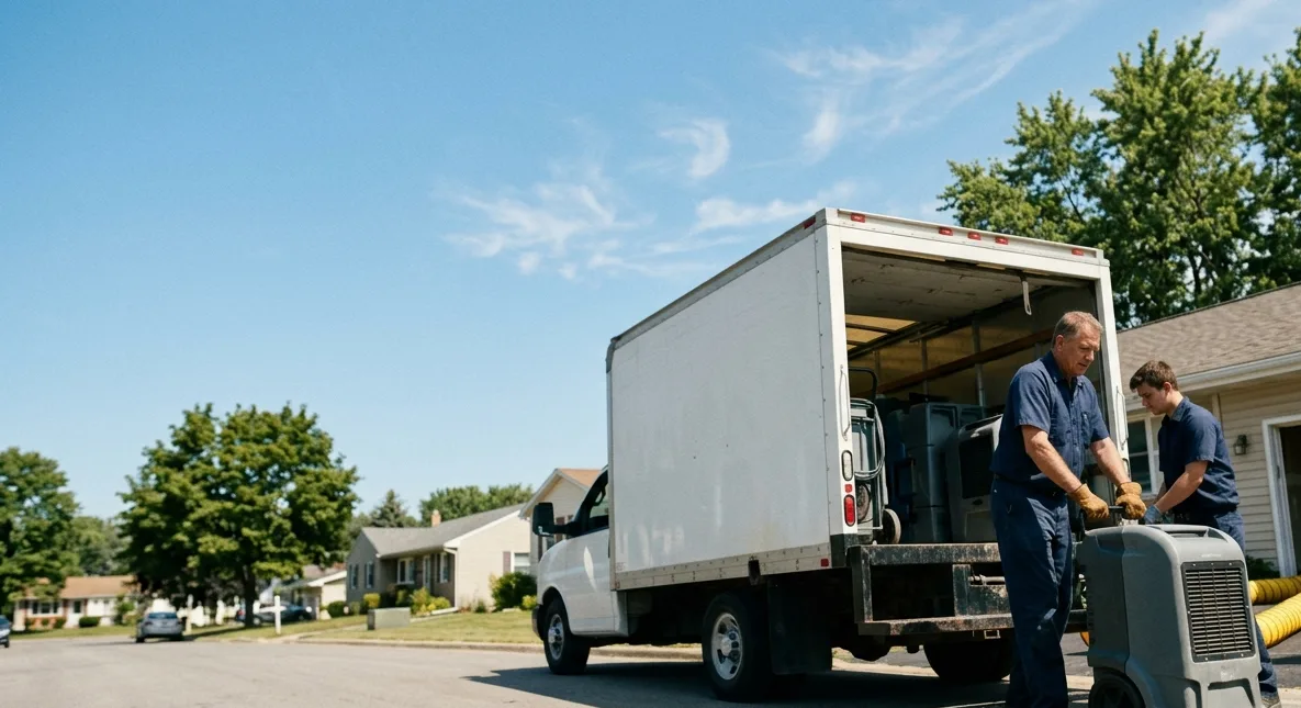 Water Damage Cleanup in Iowa City, IA near me